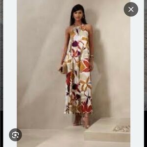 Banana Republic Trapeze Halter Dress
